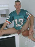 Football fan Stu bfcollection celebrates his team's victory with a great jerk off session