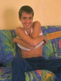 Boy-next-door Mariyan bfcollection caresses his smooth body & his hairy fuckhole
