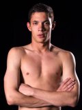 Latin gay guy Michael Lee is staying absolutely naked before the working camera