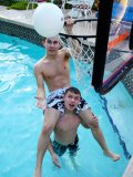 Sweet boys Micah Andrews & Kelan Carr enjoy the pool when their cocks demand some attention.