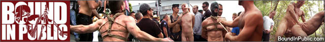 Public Gay Bondage and Gay BDSM